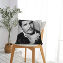 Axyaa Pascal B&W Square Pillowcase - Creative Home Decor Cushion Cover