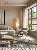 Axyaa Akari Japanese Rice Paper Floor Lamp LED E27 Bedroom Living Room Chandelier