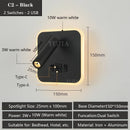 Axyaa Multifunctional LED Wall Sconce with USB Ports & Switch