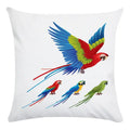 Axyaa Parrot Bird Decorative Throw Pillow Cover - Colorful Polyester Sofa Pillow Cover