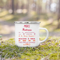 Axyaa Teacher Printed Enamel Mug - Creative Coffee Cup Gift
