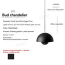 Axyaa Flower Bud Pendant Light: Nordic Design for Bedroom, Bar, or Restaurant