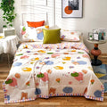 Axyaa Cotton Double Quilts: Cartoon Spring Summer Design, Soft & Comfortable, Adult Child Sizes
