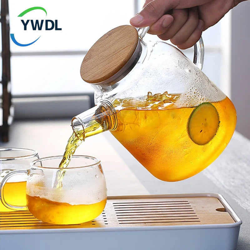 Axya Glass Teapot Set with Cup and Removable Filter Spout