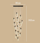 Axyaa Modern LED Pendant Chandeliers for Indoor Lighting