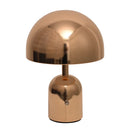Axyaa Iron Mushroom LED Table Lamp: Nordic Modern, Touch Switch, Warm Light