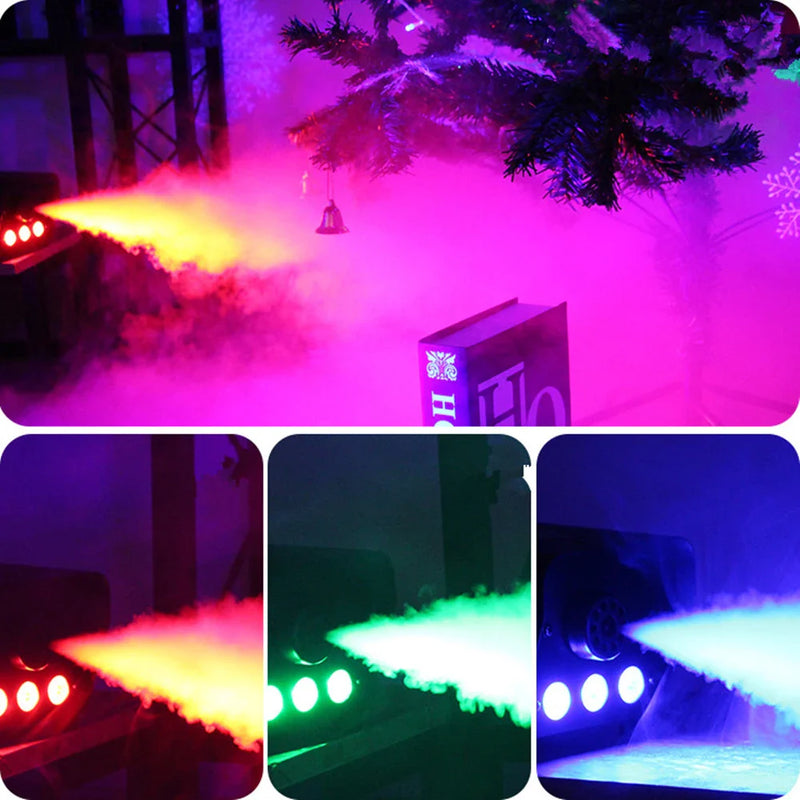 Axya 500W LED Air Column Smoke Machine Wireless Remote Control DJ Stage Fogger