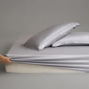 Axyaa High Silk Cotton Single Fitted Sheet Solid Color Skin-Friendly Soft Delicate