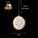 Axyaa Nordic Light Luxury Acrylic LED Chandelier for Home and Events