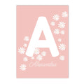 Axyaa Daisy Custom Name Poster for Baby Girl Nursery Wall Decor