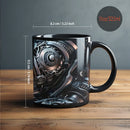Axyaa Aerospace Machinery Internal Duct Engine Coffee Mug - Funny Gift for Enthusiasts