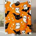 Axyaa Cartoon Cute Halloween Gift Flannel Sofa Blanket