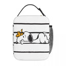 Axyaa Cartoon Dog Lunch Bag: Thermal Insulated, Portable Food Container, Cooler Box