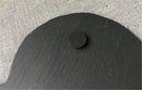Axya Heart-Shaped Slate Dinner Plate - Elegant Stone Food Tray