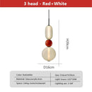 Axyaa Nordic Stained Glass LED Chandeliers for Home & Restaurant Decor