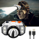 Axya Rechargeable LED Headlamp: Waterproof, Powerful, High Lumen Headlight