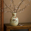 Axyaa Hand-painted Cat Ceramic Vases for Cute Hydroponic Flower Arrangements