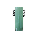 Axyaa Glass Vase Double-eared Straight-tube for Flower Arrangement and Home Decor