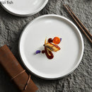Axya Stone Edge Spaghetti Steak Sushi Plate Set