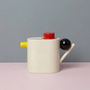 Axyaa Geometric Ceramic Coffee Cup Set