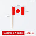 Axyaa Fruit Stick Small Flag Bamboo Toothpick Cake Cocktail Decoration