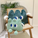 Axyaa Green Beauty Face Grass Cushion Car Pillow