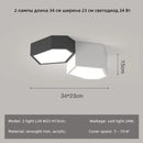 Axyaa Nordic Cube Dimmable Ceiling Light - Modern Wrought Iron Bedroom Lamp