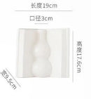 Axyaa Small Mouth Ceramic Vase for Flower Arrangement and Decoration