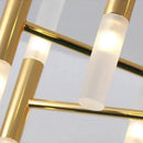 Axyaa Luxury Multi-Head Branch Chandelier Black/Gold LED Art for Home & Restaurant
