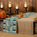 Axyaa Cute Ghost Table Runner: Halloween Wedding Dining Decor and Coffee Table Cloth