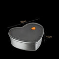Axyaa Love-Shaped Stainless Steel Kitchen Storage Organizer Dish Drainer Tray