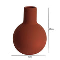 Axyaa Mini Ceramic Vase for Dried Flowers and Hydroponic Home Decor