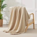 Axyaa 6-Layer Cotton Muslin Summer Blanket - Lightweight, Breathable, Room Decor