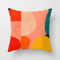 Axyaa Geometric Pattern Digital Print Pillow Cover for Sofa, Bedroom, Car