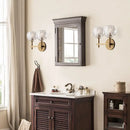 Axya Crystal LED Wall Lamp: Modern Bedroom Living Room Decor Sconce Lighting