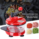 Axyaa Hand-Cranked Meat Grinder & Dumpling Maker with Vegetable Chop and Mincing Functions