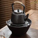 Axya Indoor Carbon Fire BBQ Tea Stove with Teapot Ceremony for Outdoor Tea Brewing