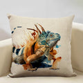 Axyaa Animal Horse Chicken Lizard Cow Antelope Pillow Case
