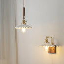 Axyaa Copper Ceramic LED Pendant Light with Knob Switch Fixtures