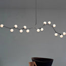 Axyaa Modern Pendant Light Ceiling Chandelier LED Indoor Decorative Dining Room Lamp