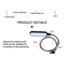 Axyaa USB LED Book Light: Portable Mini Foldable Lamp for Power Bank and Laptop