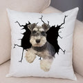 Axyaa Cute Dog Print Pillow Case for Home Decor and Comfort