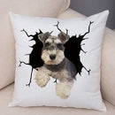 Axyaa Cute Dog Print Pillow Case for Home Decor and Comfort
