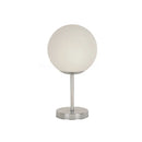 Axya Glass Ball Table Lamp: Elegant LED Light for Home and Office