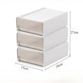 Axyaa Clear Drawer Office Storage Box Set for Organizing A4 Files & Office Supplies