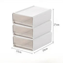 Axyaa Clear Drawer Office Storage Box Set for Organizing A4 Files & Office Supplies