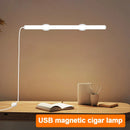 Axyaa LED Magnetic Cabinet Light USB Plug Night Lamp