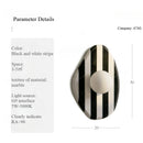 Axyaa Marble Wall Sconce: Modern Irregular Stone Lamp for Interior Decor