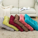 Axyaa Christmas Red Floor Cushion Seat Meditation Mat Square Ottoman Pouf