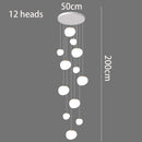 Axyaa Staircase Chandeliers Pendant Light Lamps, Modern Home Decor LED Lights for Living Room